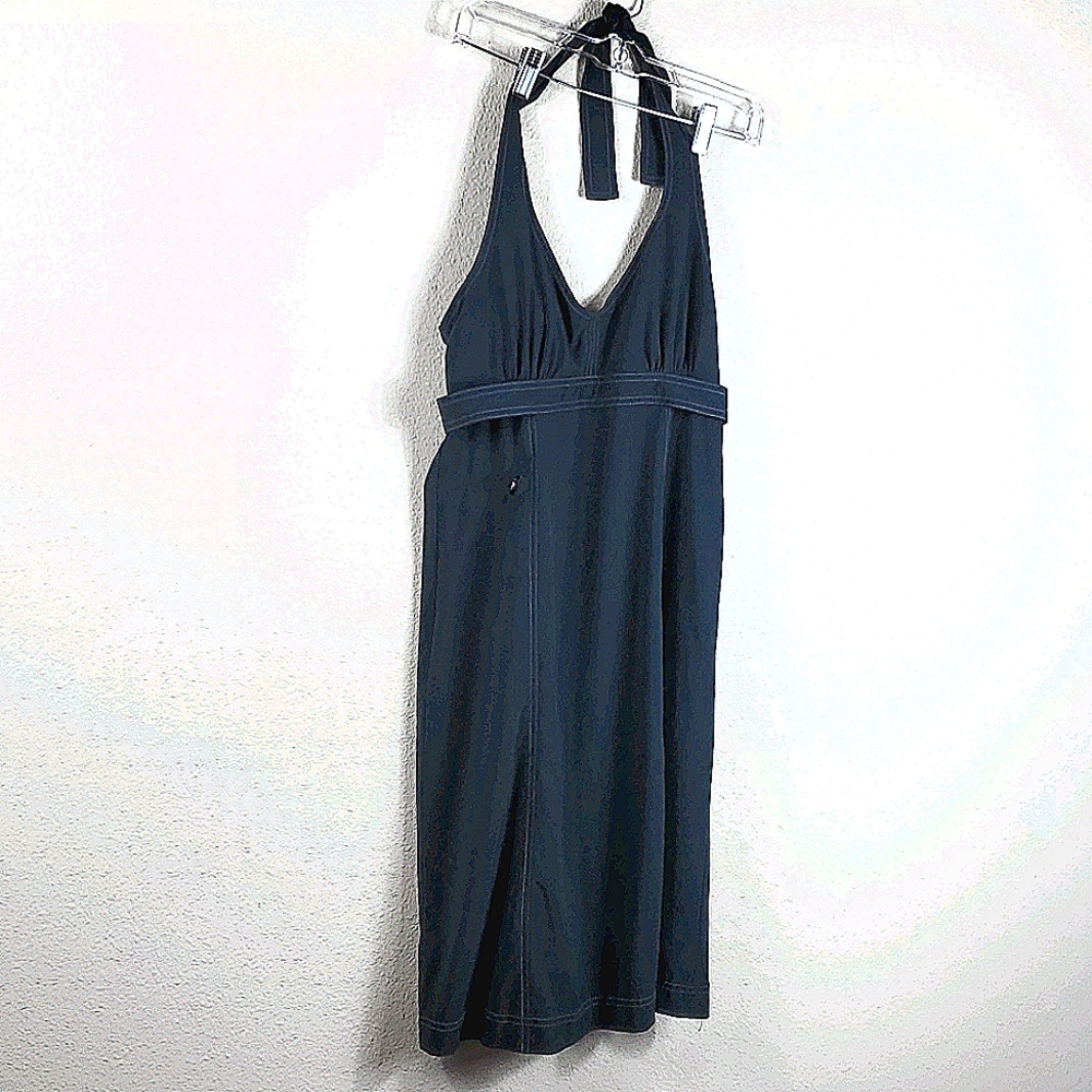 Athleta Pack Everywhere Black Halter Dress